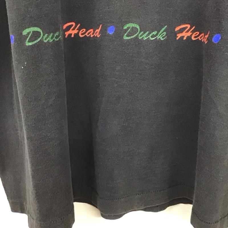 古着 USED Tシャツ 半袖 半袖カットソー プリントTシャツ クルーネックカットソー 古着 duckhead プリント ダークグレー / ダークグレー /  メンズ USED 古着 中古 10148827