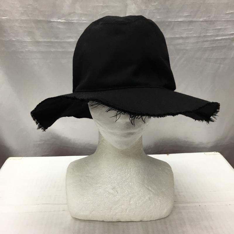 キジマ タカユキ KIJIMA TAKAYUKI 帽子 ハット JUR4H01 John UNDERCOVER 無地 黒 / ブラック /  メンズ USED 古着 中古 10122322