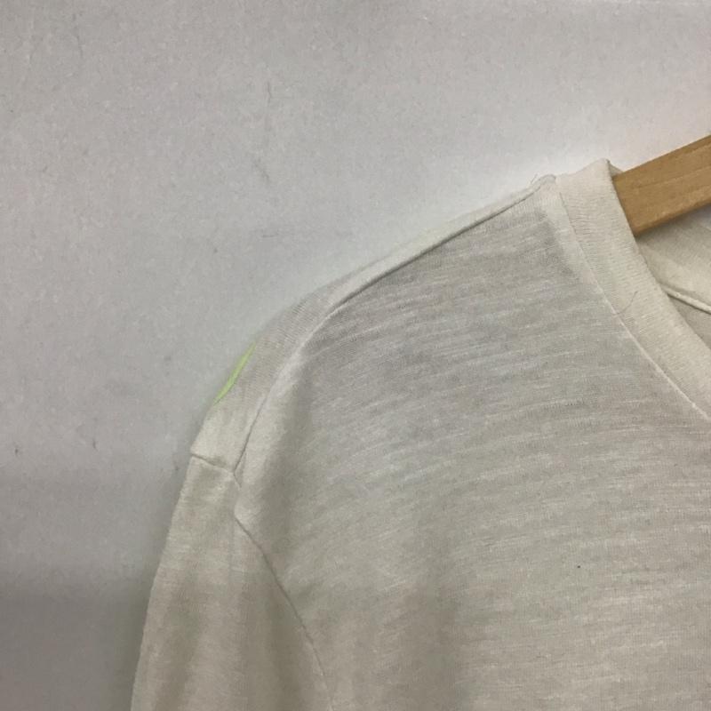 ナイキ NIKE Tシャツ 長袖 長袖カットソー プリントカットソー クルーネック M プリント 白 / ホワイト /  メンズ USED 古着 中古 10145690