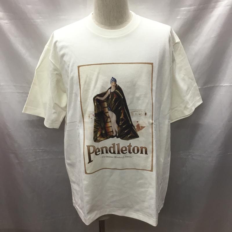 ペンドルトン PENDLETON Tシャツ 半袖 0275-0215 VINTAGE POSTER アートプリント ビックシルエット タグ付き M プリント オフホワイト / オフホワイト /  メンズ USED 古着 中古 10114820