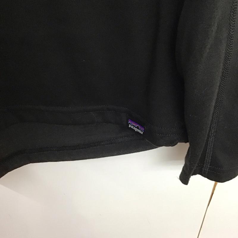 パタゴニア patagonia Tシャツ 長袖 L 無地 黒 / ブラック /  メンズ USED 古着 中古 10143330