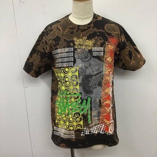 ステューシー STUSSY Tシャツ 半袖 半袖カットソー プリントTシャツ クルーネックカットソー L プリント マルチカラー / マルチカラー /  メンズ USED 古着 中古 10125737