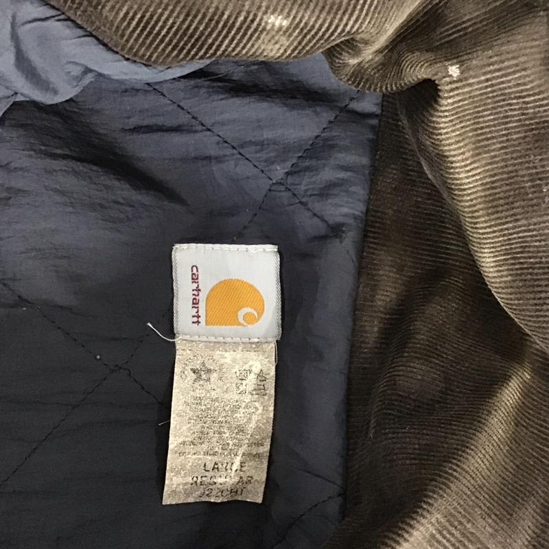 カーハート Carhartt ジャケット、上着 ジャケット、ブレザー ジップアップジャケット アウター 古着 80s 90s arctic traditional usa製 モカ L ロゴ、文字 マルチカラー / マルチカラー /  メンズ USED 古着 中古 10137107