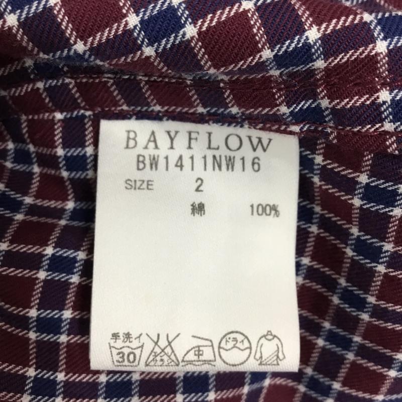 ベイフロー BAYFLOW シャツ、ブラウス 長袖 長袖シャツ カラーシャツ ポケットシャツ 長袖カットソー チェックシャツ 2 チェック マルチカラー / マルチカラー /  メンズ USED 古着 中古 10117543