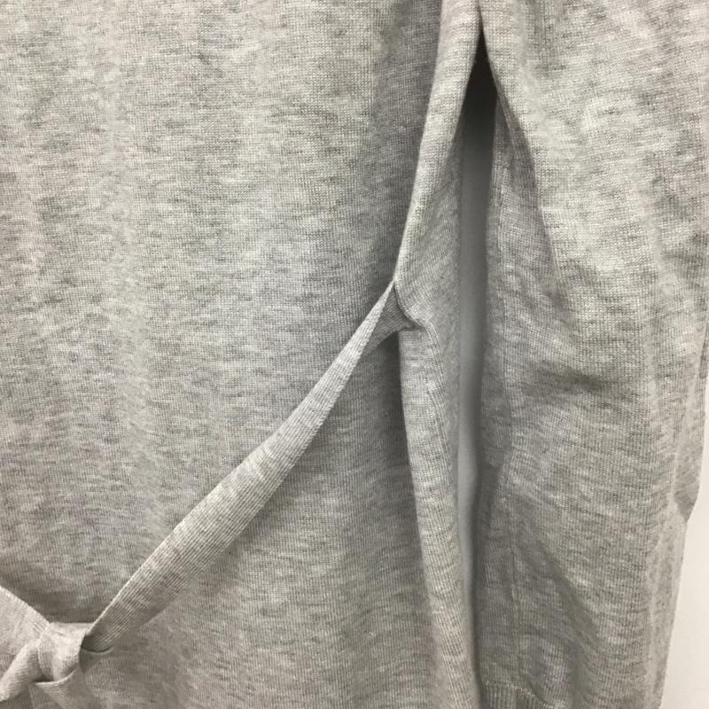 ザラ ZARA カーディガン 長袖 M 無地 灰 / グレー /  レディース USED 古着 中古 10148701