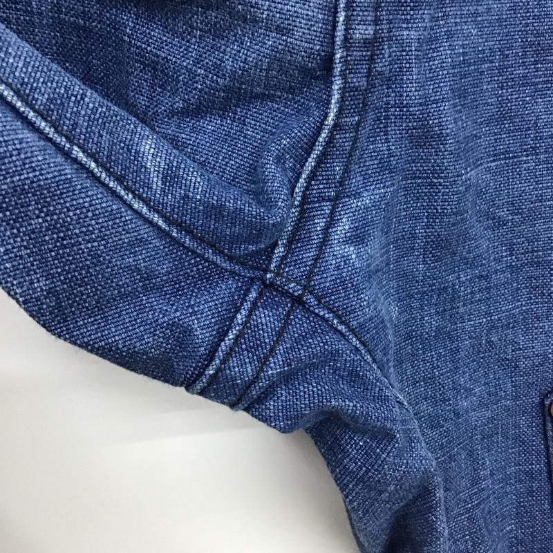 リポトレンタアンニ Ripo trenta anni パンツ デニム、ジーンズ デニムパンツ ストレートパンツ ワイドパンツ カジュアルパンツ L 無地 インディゴ / インディゴ /  メンズ USED 古着 中古 10119126
