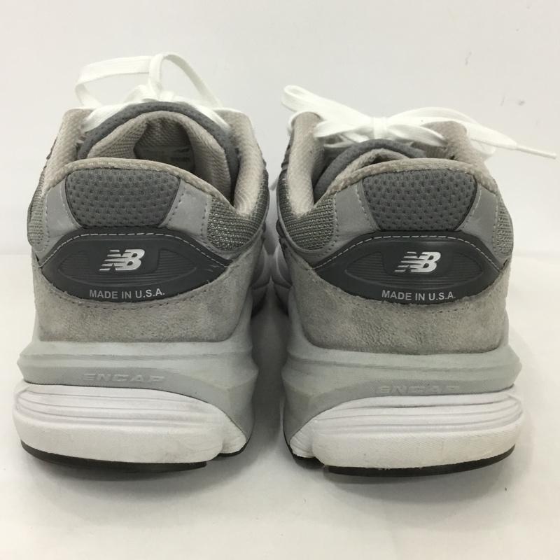 ニューバランス New Balance スニーカー スニーカー M990GL6 Made in USA 28.5cm 箱有 28.5cm ロゴ、文字 灰 / グレー / X 白 / ホワイト /  メンズ USED 古着 中古 10124378
