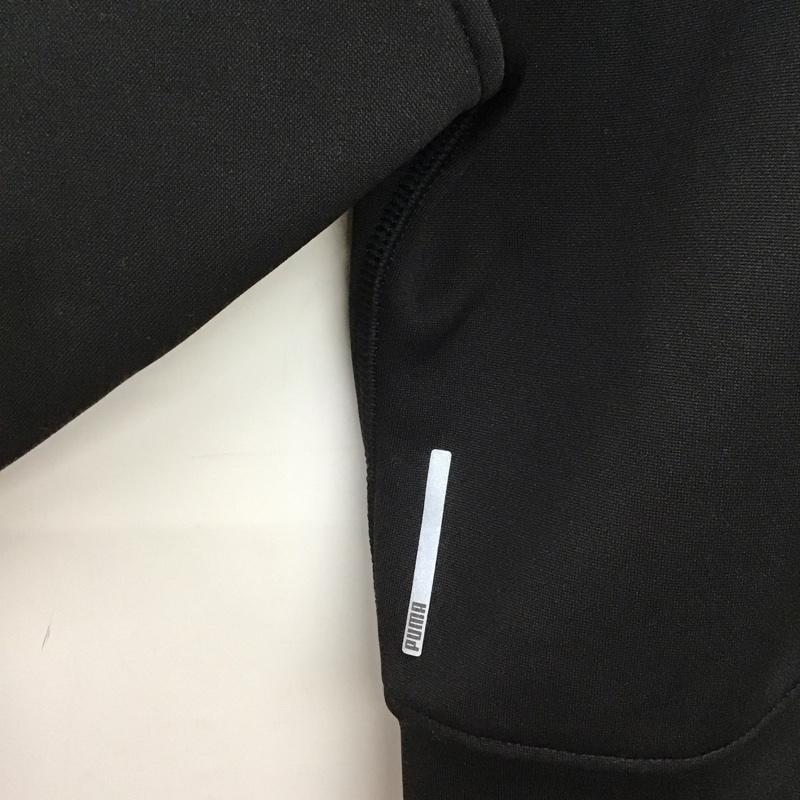 プーマ PUMA トレーナー 長袖 長袖スウェット クルーネックカットソー トレーナー ジャージ L ロゴ、文字 黒 / ブラック /  レディース USED 古着 中古 10147636