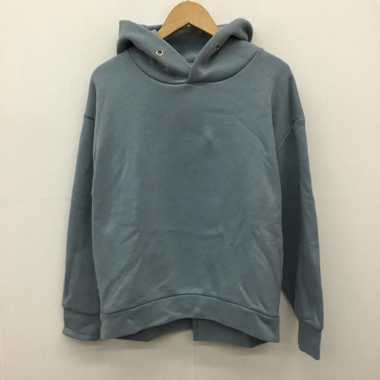 グローバルワーク GLOBAL WORK パーカー 長袖 M 無地 青 / ブルー /  レディース USED 古着 中古 10138266
