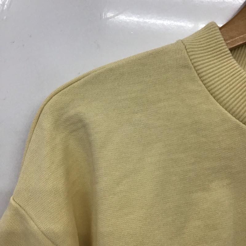 ザラ ZARA トレーナー 長袖 S 無地 黄 / イエロー /  レディース USED 古着 中古 10136873