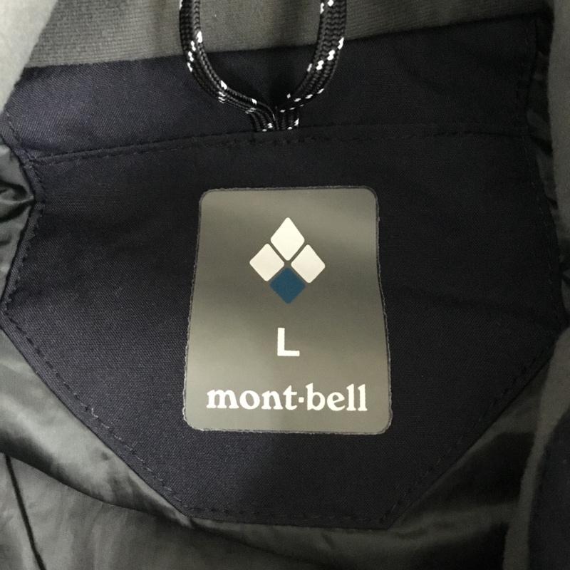 モンベル mont-bell ジャケット、上着 ジャンパー、ブルゾン 1102551 シャルモパーカ ジップアップジャケット パーカー L ロゴ、文字 紺 / ネイビー /  メンズ USED 古着 中古 10110052