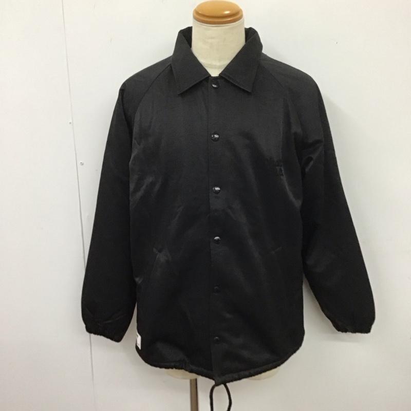 ショット schott ジャケット、上着 ジャケット、ブレザー 782-3252011 NCツイル コーチジャケット L ロゴ、文字 黒 / ブラック /  メンズ USED 古着 中古 10114042