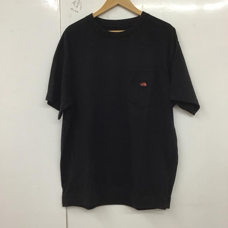 ザ ノースフェイス パープルレーベル THE NORTH FACE PURPLE LABEL Tシャツ 半袖 nt3112n ハイバルキーハーフスリーブポケットティー 半袖カットソー XL ロゴ、文字 黒 / ブラック /  メンズ USED 古着 中古 10129070