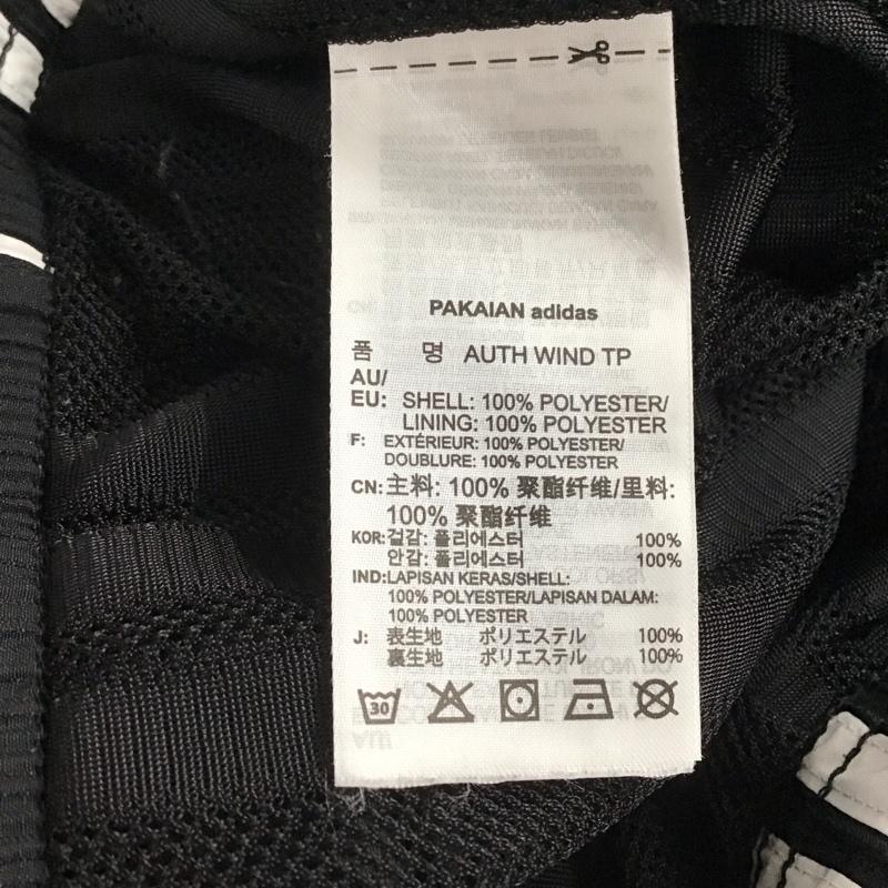 アディダス adidas パンツ ワークパンツ、ペインターパンツ dh3848 ウインドトラックパンツ ワイドパンツ ジャージ L ロゴ、文字 黒 / ブラック /  メンズ USED 古着 中古 10142926