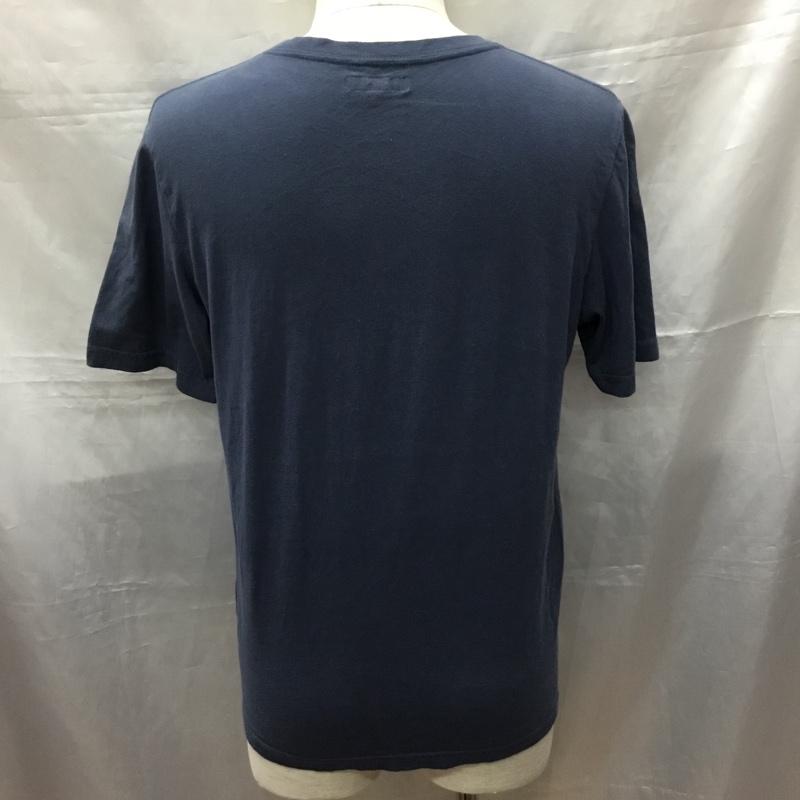 アーバンリサーチ URBAN RESEARCH Tシャツ 半袖 半袖カットソー プリントTシャツ クルーネックカットソー 38 ロゴ、文字 紺 / ネイビー /  メンズ USED 古着 中古 10114581