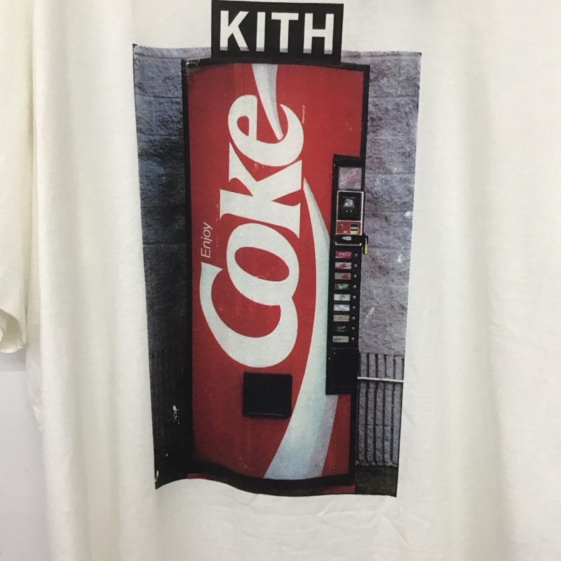 キス KITH Tシャツ 半袖 kh3861-101 KITHNYCCOCACOLAMACHINEVINTAGETEE プリントTシャツ XL プリント 白 / ホワイト /  メンズ USED 古着 中古 10144171