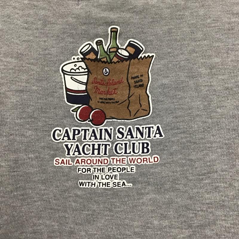 キャプテンサンタ CAPTAINSANTA トレーナー 長袖 M プリント 灰 / グレー /  レディース USED 古着 中古 10146137
