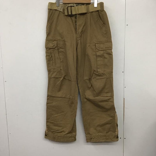 アバクロンビーアンドフィッチ ABERCROMBIE&FITCH パンツ ワークパンツ、ペインターパンツ ワイドパンツ カジュアルパンツ ワークパンツ ミリタリーパンツ L 無地 茶 / ブラウン /  メンズ USED 古着 中古 10139880