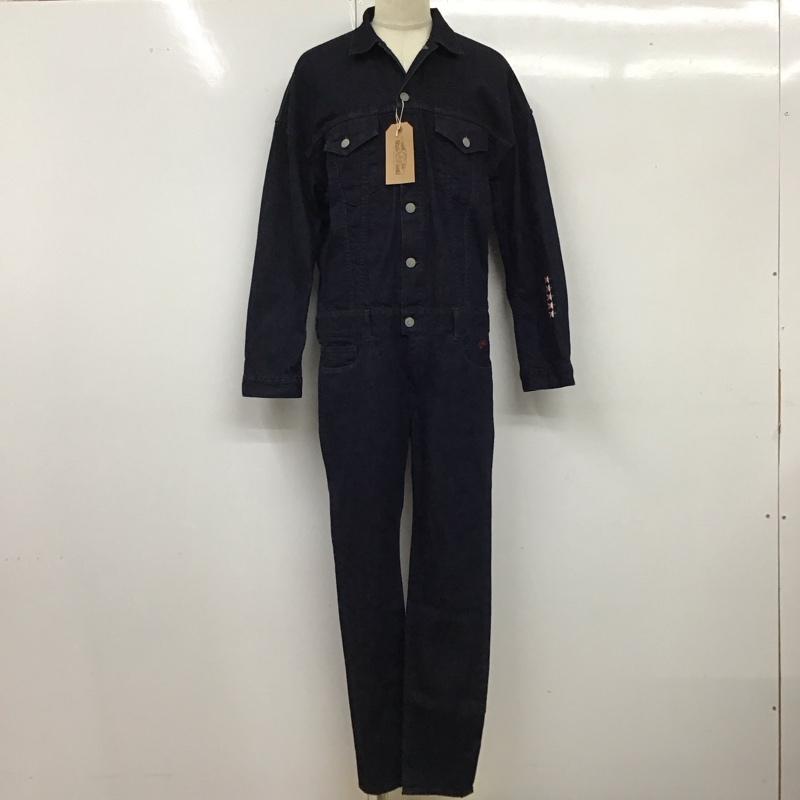 フィンダーズ キーパーズ Finders Keepers ワンピース・ドレス・オールインワン ワンピース・ドレス・オールインワン fk-allineone オールインワン デニムパンツ つなぎ L 無地 インディゴ / インディゴ /  メンズ USED 古着 中古 10119924