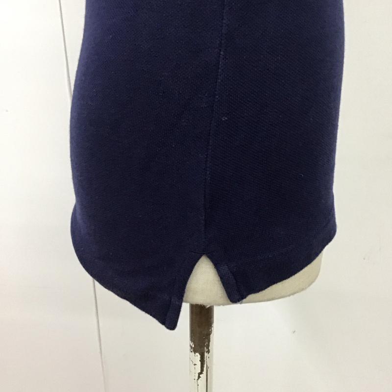 ラルフローレン RALPHLAUREN ポロシャツ 半袖 コットン XS ワンポイント 紺 / ネイビー /  レディース USED 古着 中古 10114074