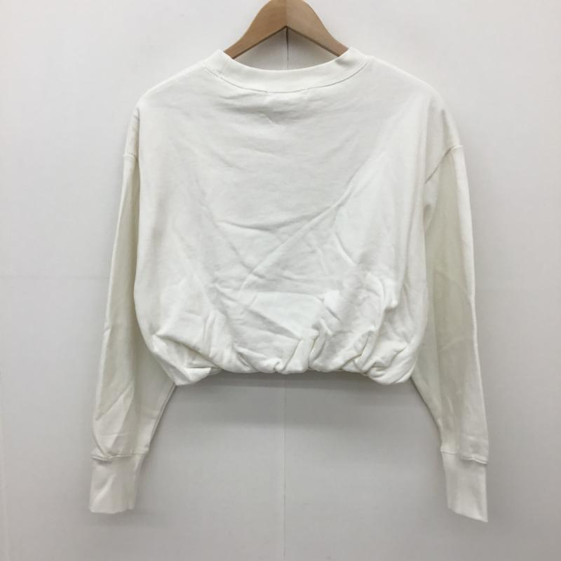 ココ ディール COCO DEAL トレーナー 長袖 74721455 バルーンスウェット 1 無地 白 / ホワイト /  レディース USED 古着 中古 10136769