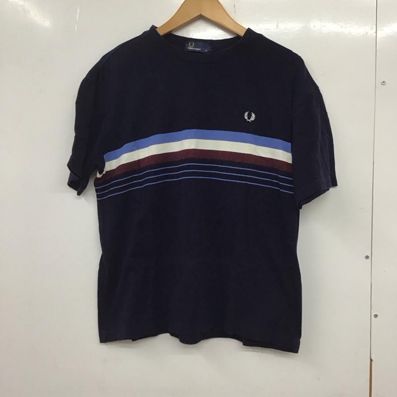 フレッドペリー FRED PERRY Tシャツ 半袖 XS 無地 紺 / ネイビー /  メンズ USED 古着 中古 10134511