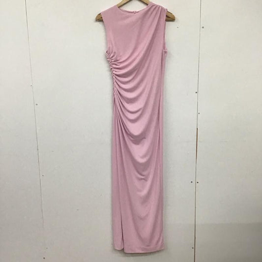 ザラ ZARA ワンピース ロングスカート 4772 262 626 ノースリーブ ドレープ タグ付き M 無地 桃 / ピンク /  レディース USED 古着 中古 10138655