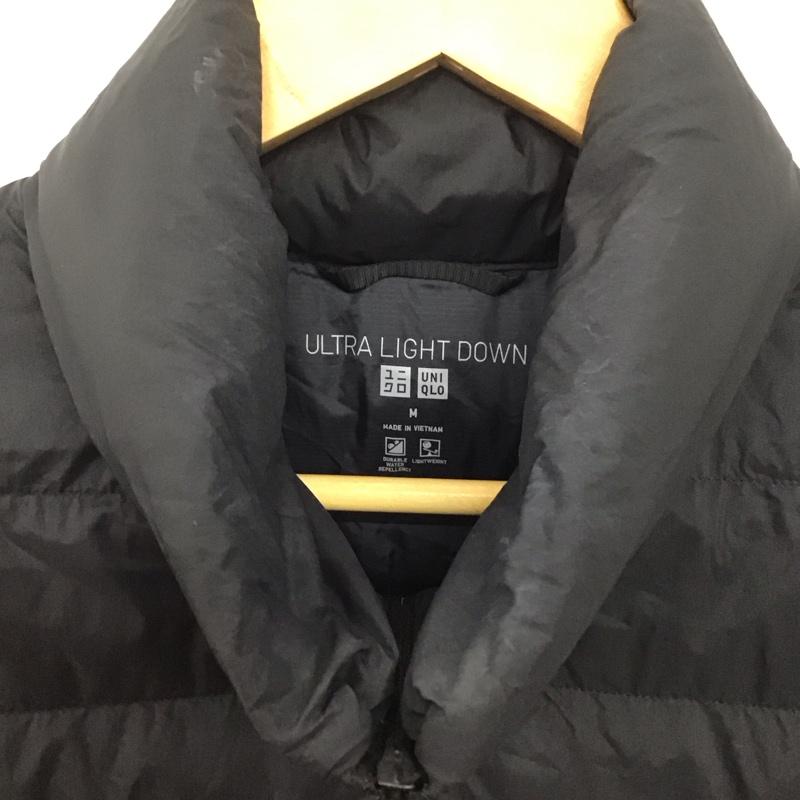 ユニクロ UNIQLO ジャケット、上着 ダウンジャケット 211-439702 ウルトラライトダウンジャケット M 無地 黒 / ブラック /  レディース USED 古着 中古 10142751