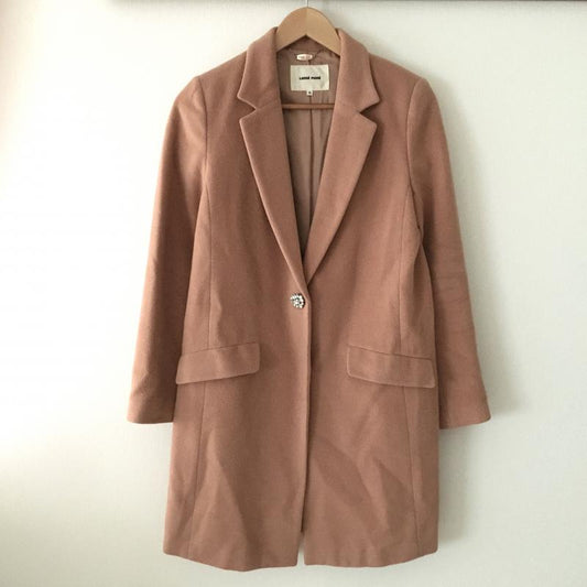 レッセパッセ LAISSE PASSE コート コート一般 38 無地 桃 / ピンク /  レディース USED 古着 中古 10012691