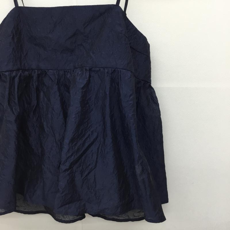 グローバルワーク GLOBAL WORK ベスト ベスト FREE 無地 紺 / ネイビー /  レディース USED 古着 中古 10137604