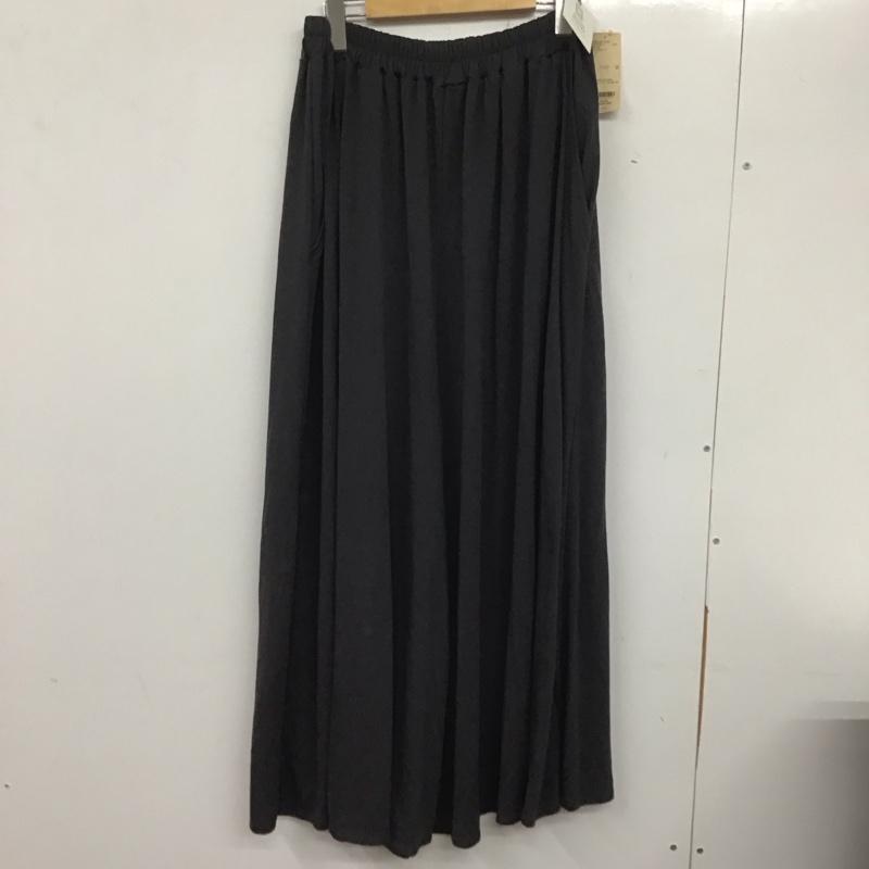 スタディオクリップ studio CLIP パンツ スラックス スカーチョ FREE 無地 チャコールグレー / チャコールグレー /  レディース USED 古着 中古 10140380