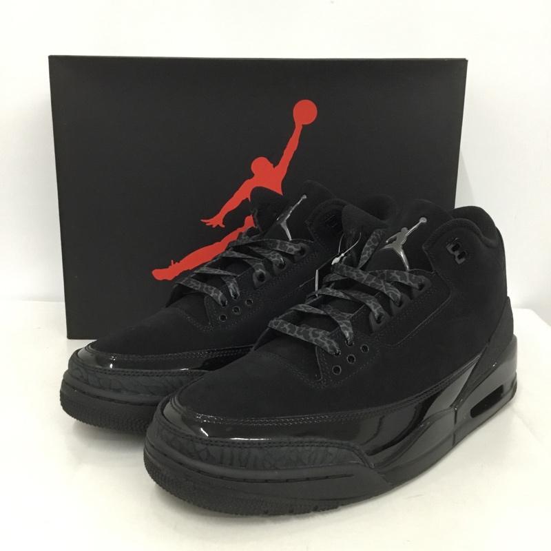 ナイキ NIKE スニーカー スニーカー CT8532-001 AIR JORDAN 3 RETRO 28cm 箱有 28.0cm ロゴ、文字 黒 / ブラック /  メンズ USED 古着 中古 10146584