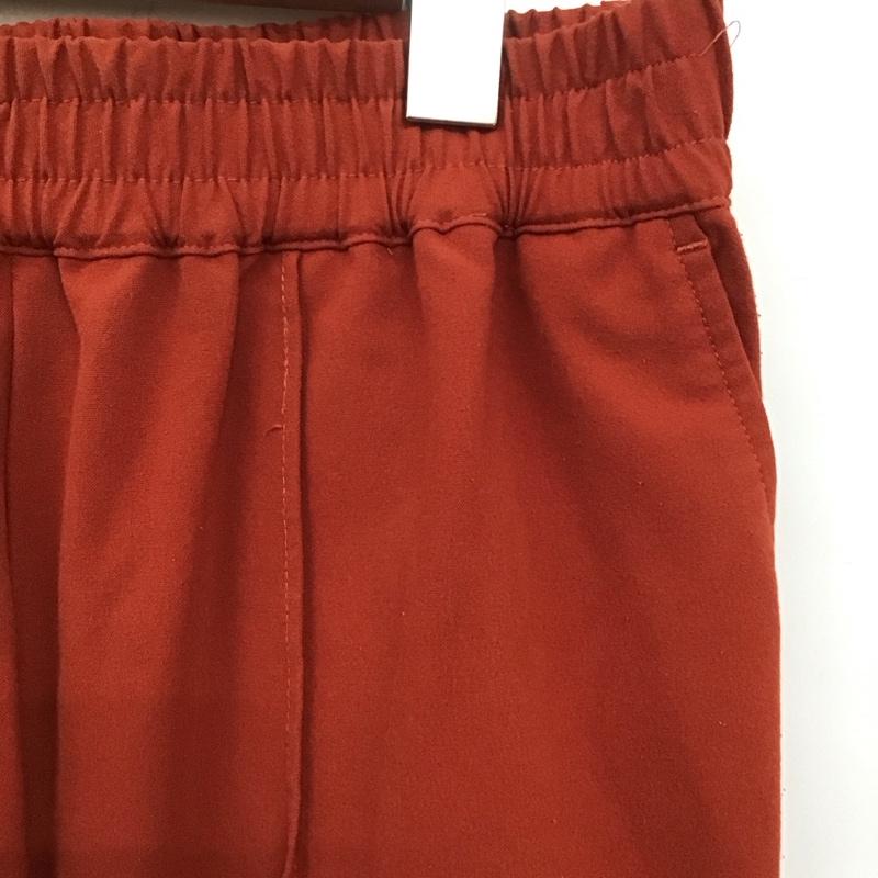 ニコアンド niko and... パンツ スラックス L 無地 茶 / ブラウン /  レディース USED 古着 中古 10129612