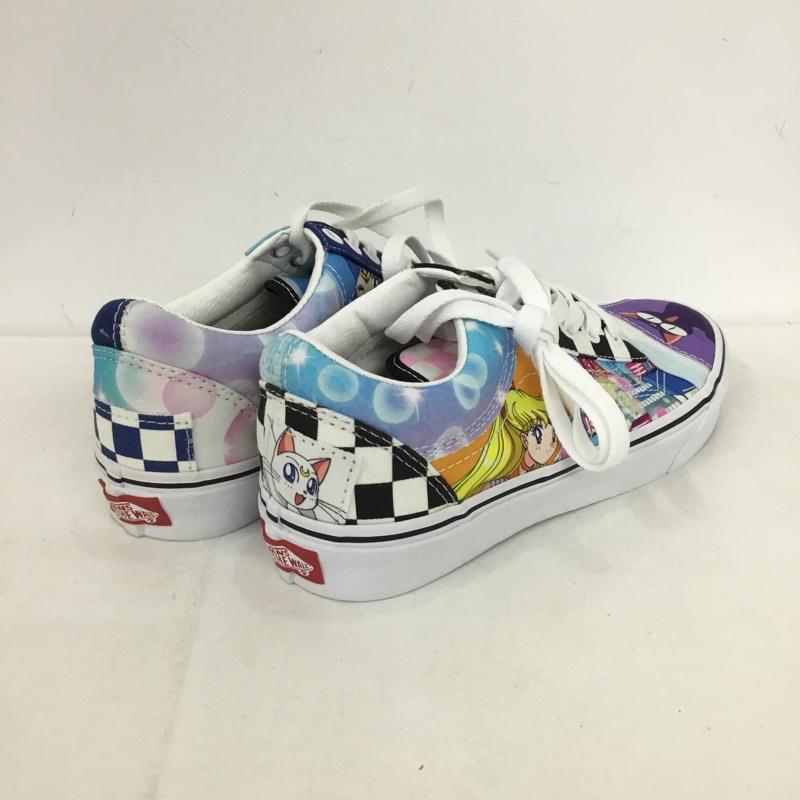 バンズ VANS スニーカー スニーカー オールドスクールパッチワーク 美少女戦士セーラームーン 箱有 24.5cm 24.5cm キャラクター マルチカラー / マルチカラー /  レディース USED 古着 中古 10149888