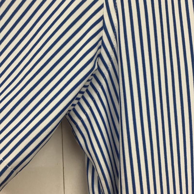 グリーンレーベルリラクシング green label relaxing シャツ、ブラウス 半袖 半袖シャツ ストライプシャツ カラーシャツ ストライプ 白 / ホワイト / X 青 / ブルー /  メンズ USED 古着 中古 10130008