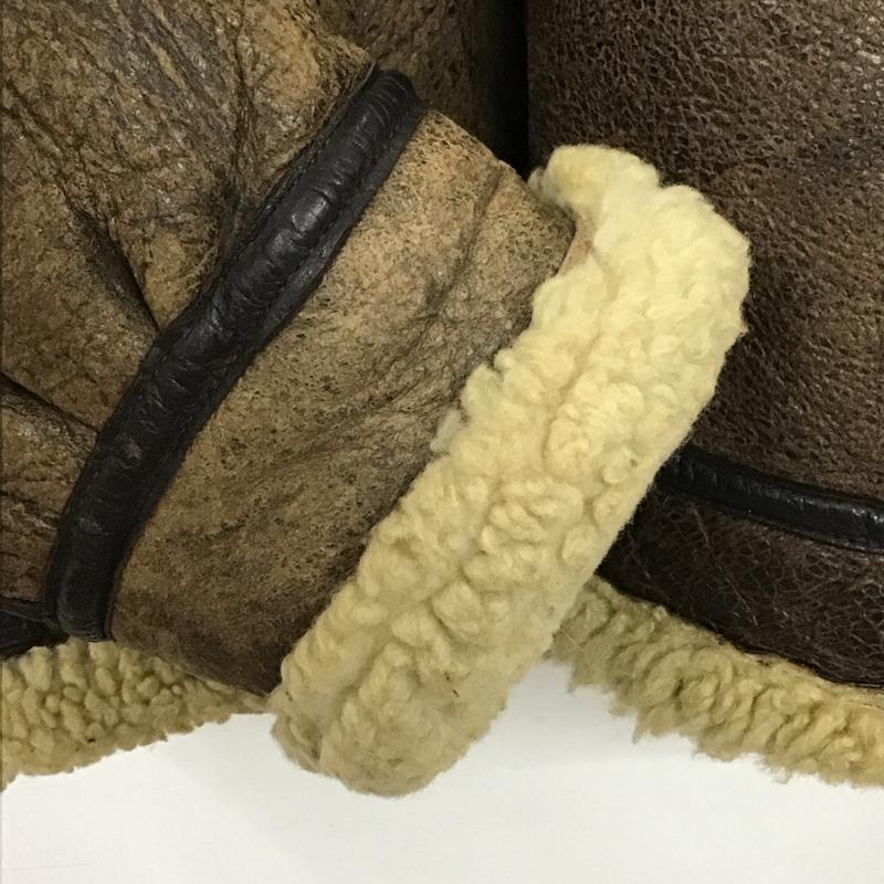アヴィレックス AVIREX ジャケット、上着 ジャンパー、ブルゾン ジップアップジャケット ボアジャケット アウター 40 無地 茶 / ブラウン /  メンズ USED 古着 中古 10137058