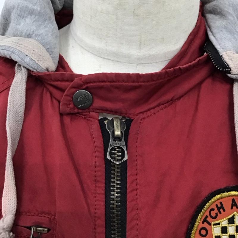 スコッチアンドソーダ SCOTCH＆SODA ジャケット、上着 ジャンパー、ブルゾン M 無地 灰 / グレー / X 黒 / ブラック / X 赤 / レッド /  メンズ USED 古着 中古 10119867