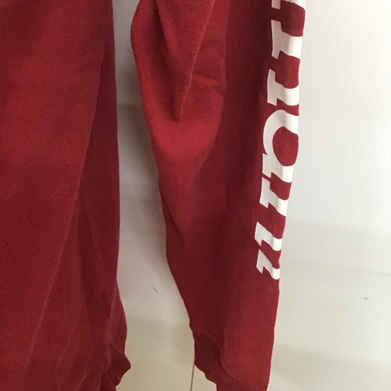 カーハート Carhartt カットソー 長袖 長袖カットソー プリントカットソー クルーネック XL ロゴ、文字 赤 / レッド /  メンズ USED 古着 中古 10126798