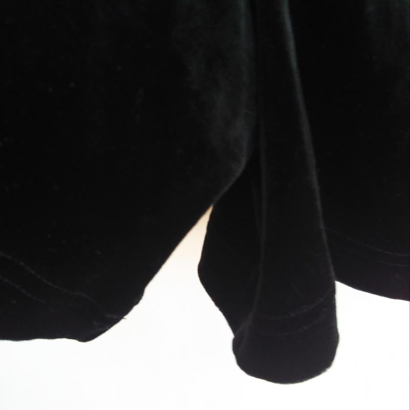 デイジーベロア DAISY VELOUR パンツ キュロット 40 無地 黒 / ブラック /  レディース USED 古着 中古 10010949