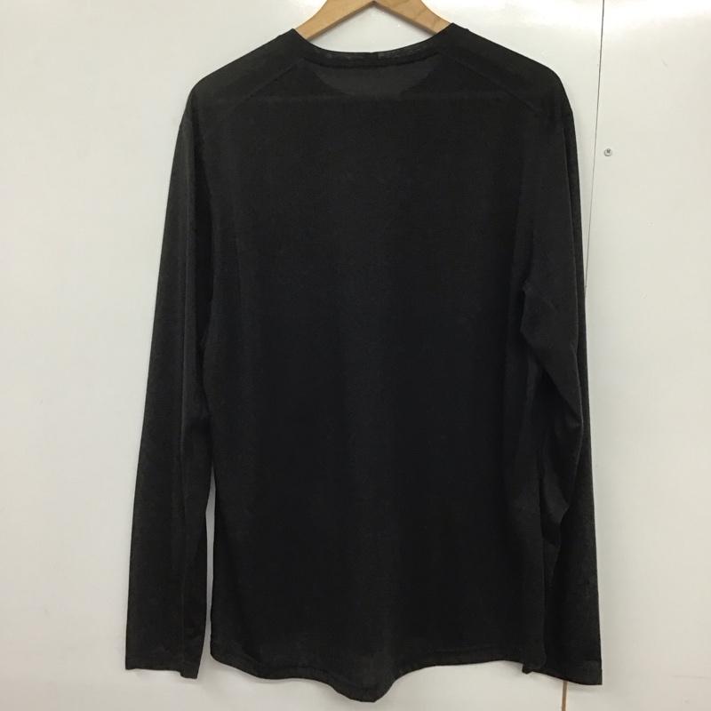パタゴニア patagonia Tシャツ 長袖 L 無地 黒 / ブラック /  メンズ USED 古着 中古 10143330