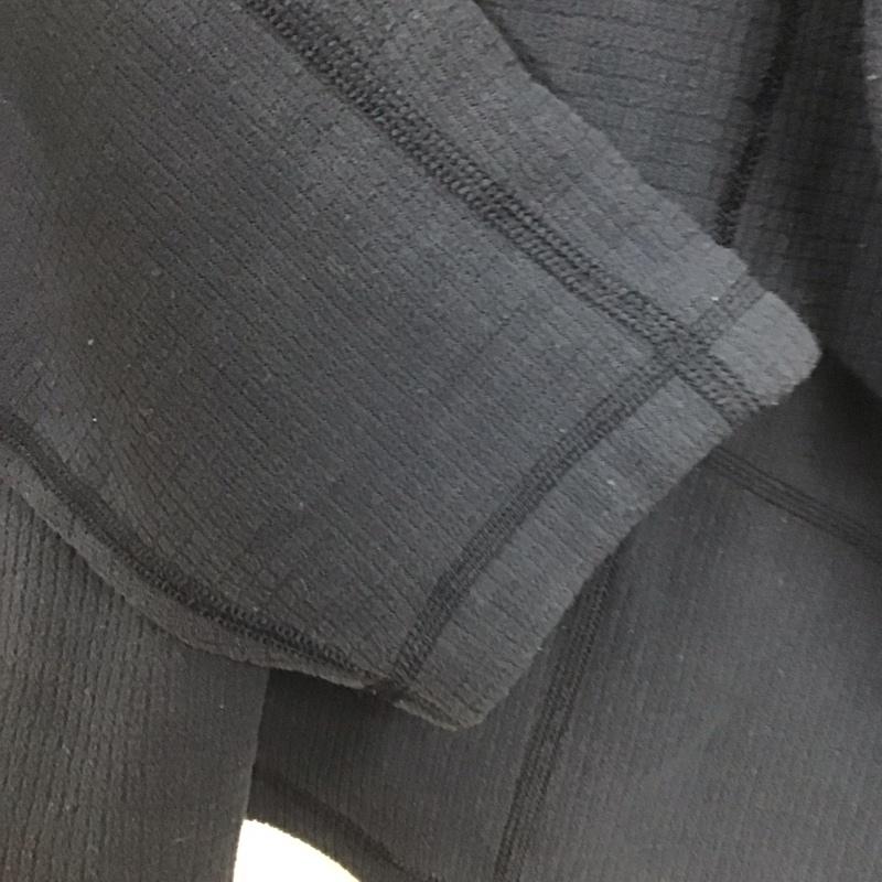 ザノースフェイス THE NORTH FACE カットソー 長袖 長袖カットソー スタンドネックカットソー プリントカットソー L ロゴ、文字 紺 / ネイビー /  メンズ USED 古着 中古 10144974