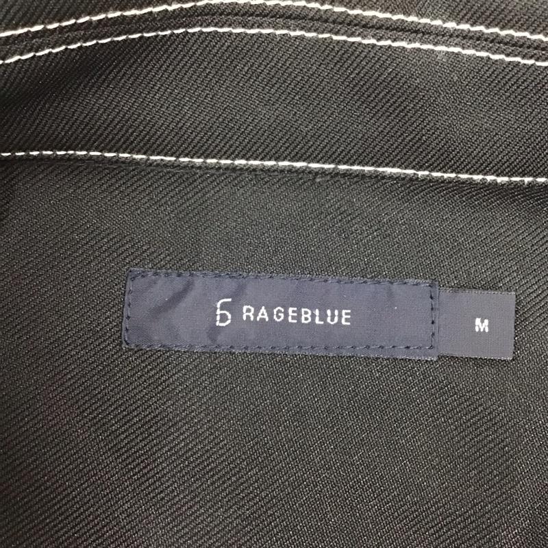 レイジブルー RAGEBLUE ジャケット、上着 ジャケット、ブレザー rb030183ad ステッチショートブルゾン 長袖シャツジャケット M 無地 黒 / ブラック /  メンズ USED 古着 中古 10118411