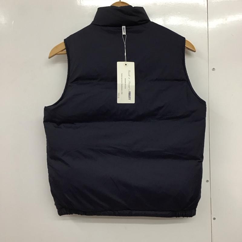 フェデリティー FIDELITY ベスト ベスト F15FO-04PT REVERSIBLE DOWN VEST XS  紺 / ネイビー /  メンズ USED 古着 中古 10141277