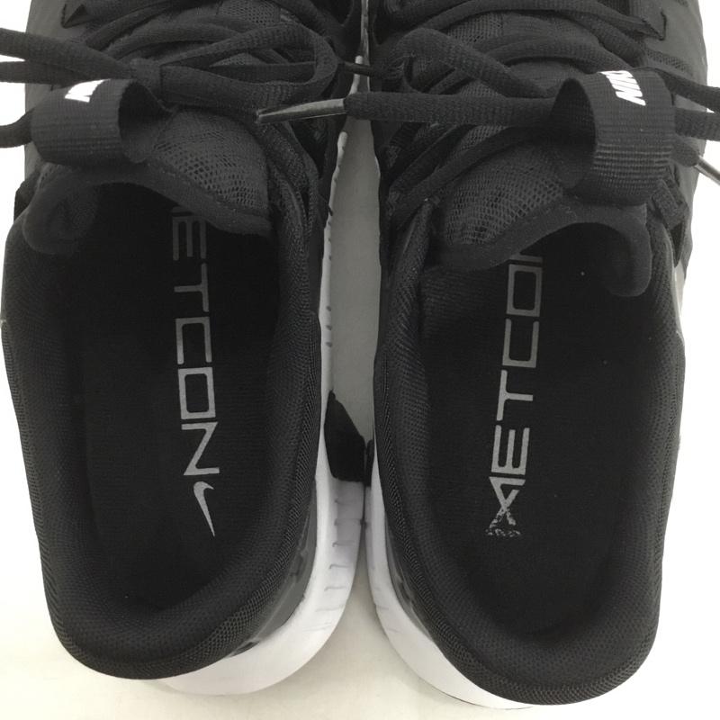 ナイキ NIKE スニーカー スニーカー DV3949-001 FREE METCON 5 27.5cm 27.5cm ロゴ、文字 黒 / ブラック / X 白 / ホワイト /  メンズ USED 古着 中古 10141585