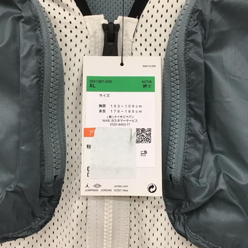 エアジョーダン AIR JORDAN ベスト ベスト dm1387-030 エンジニアドベスト ユーティリティベスト ジョーダン メッシュベスト XL ロゴ、文字 白 / ホワイト / X 紺 / ネイビー /  メンズ USED 古着 中古 10129592