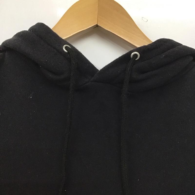 エクストララージ XLARGE パーカー 長袖 長袖パーカー プルオーバーパーカー スウェット M 無地 黒 / ブラック / X 橙 / オレンジ /  メンズ USED 古着 中古 10144785