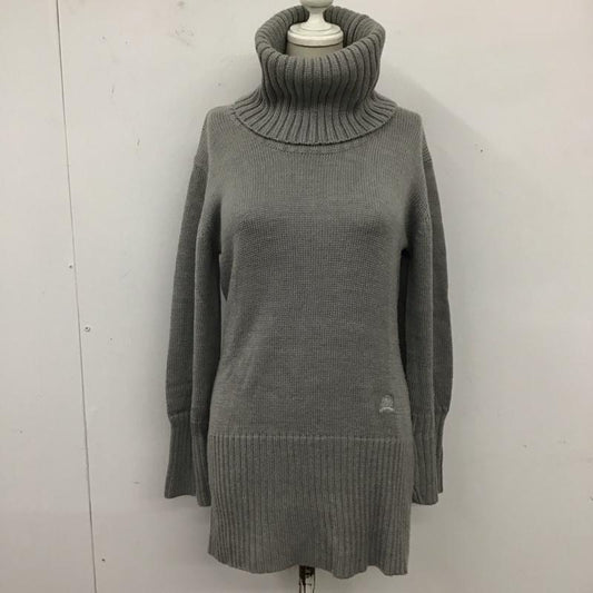 トミーヒルフィガー TOMMY HILFIGER ニット、セーター 長袖 M 無地 灰 / グレー /  レディース USED 古着 中古 10121375
