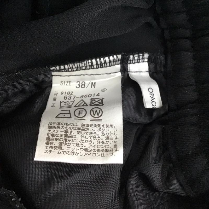 オペークドットクリップ OPAQUE.CLIP パンツ スラックス M 無地 黒 / ブラック /  レディース USED 古着 中古 10150527