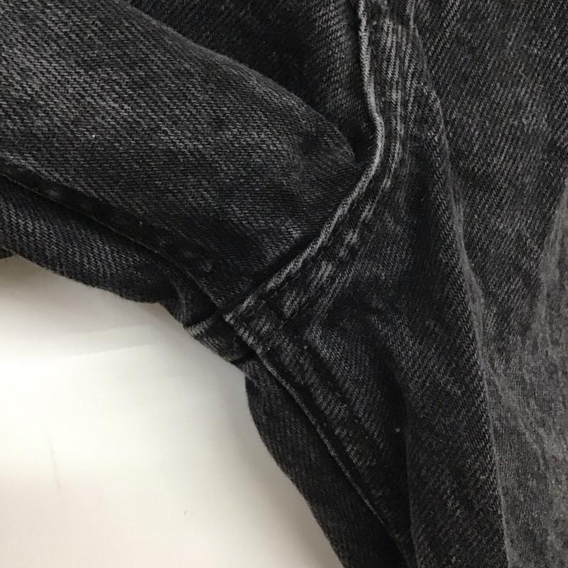 ザラ ZARA パンツ デニム、ジーンズ 36 無地 黒 / ブラック /  レディース USED 古着 中古 10139421