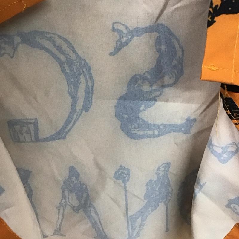 ガリスアディクション GALLIS ADDICTION シャツ、ブラウス 半袖 90-171940 半袖シャツ カラーシャツ プリントシャツ 4 プリント 橙 / オレンジ /  メンズ USED 古着 中古 10129501